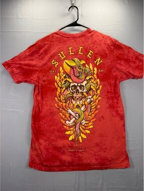 Sullen Art Collective Snake Skull Tattoo Art Graphic T-Shirt